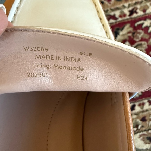 Cole Haan Women's Tan, White, and Light Blue Loafers - Picture 4 of 5